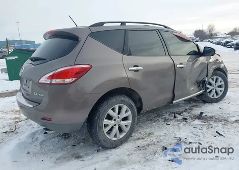 2014 Nissan Murano Sl из США, поврежденный, VIN JN8AZ1MW3EW508664